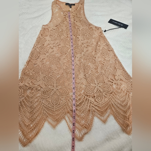 For Love & Lemon Summer Lilly Fairycore Mini Dress Pale Blush Size XS NWT - Picture 11 of 15